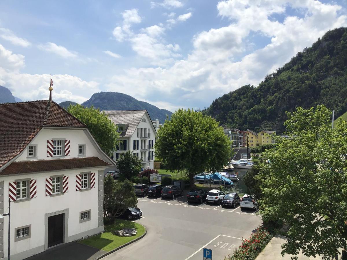 Hotel Winkelried Am See Stansstad Exterior foto